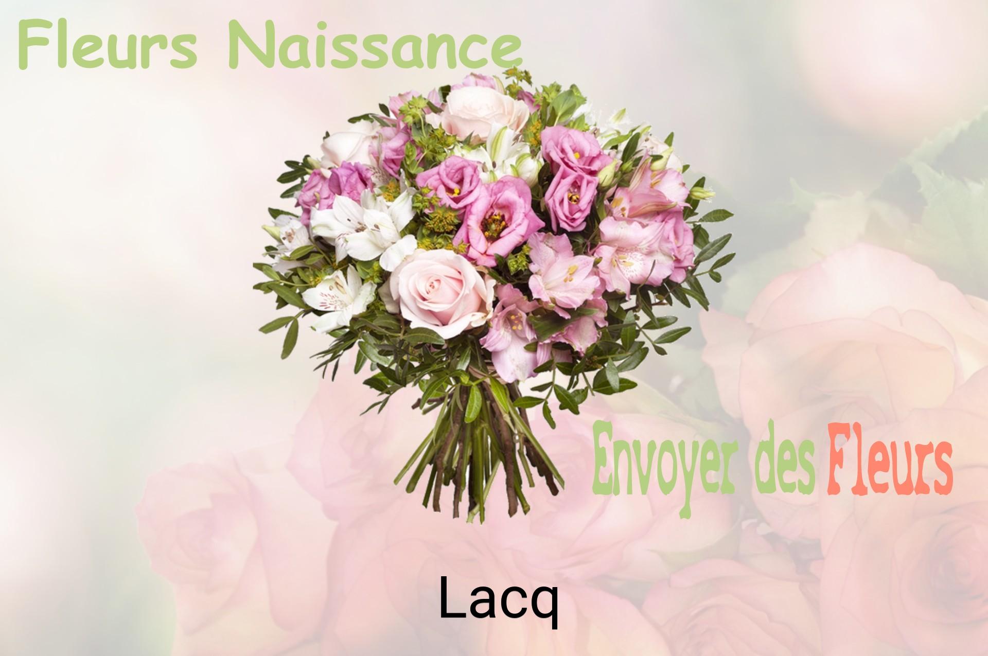 Bouquet de fleurs de naissance livré à Lacq